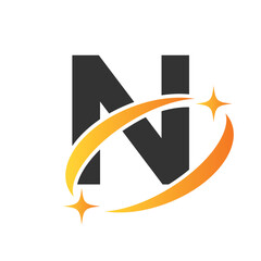 Letter N logo, N logo, AI logo set, modern and minimal design, tech-inspired, colorful icons and symbols, suitable for artificial intelligence, innovation, branding, startups, and digital identity.