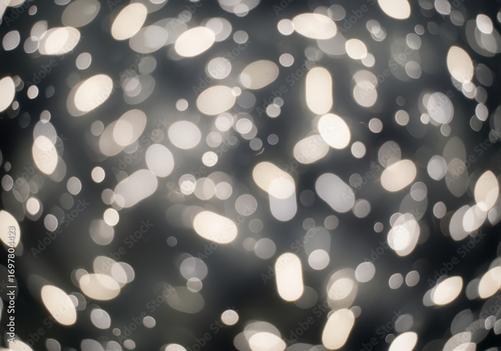Poster sparkling blurred lights creating dark abstract pattern