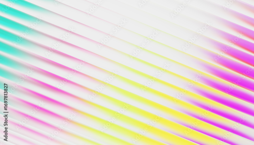 Poster ribbed glass 3d background with diagonal stripe pattern. abstract fluted line texture effect with ra