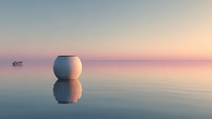 Ancient, weathered pottery in a sandy desert landscape. Evokes themes of history, survival, and discovery. Ideal for travel, archaeology, or cultural