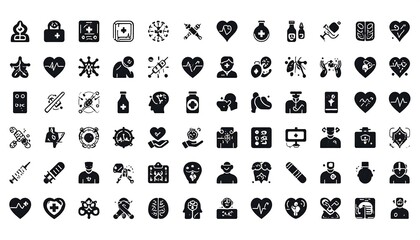 Collection of medical icons