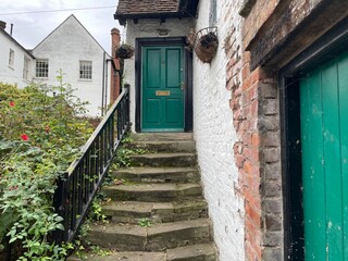 entrance to the house
