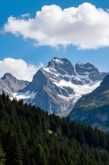 Obraz premium swiss alps in the alps