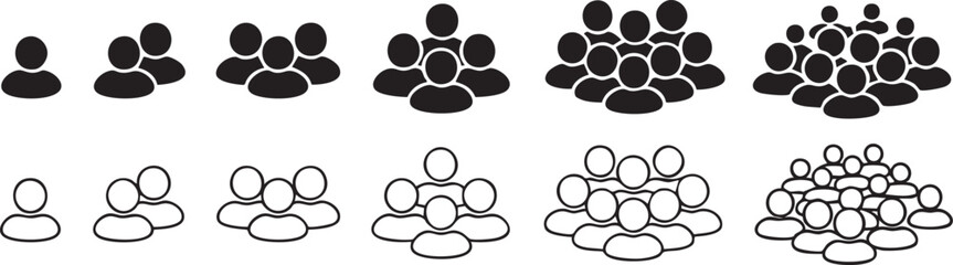 People group crowd population community team organization growth chart