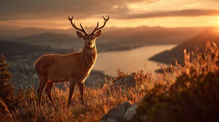 Fototapeta premium Majesty Of The Deer