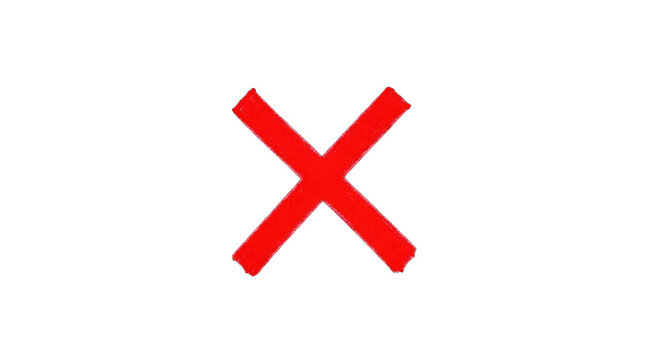 Red Cross Symbol on Black.