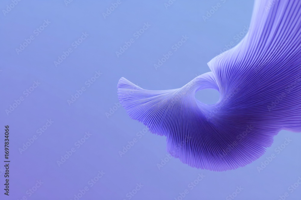 Poster soft flowing shapes in gradient hues create serene and calming a