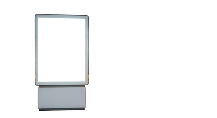 Blank Outdoor Digital Billboard.