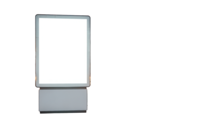 Blank Outdoor Digital Billboard.