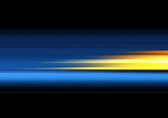 Abstract speed lines, dark blue and yellow