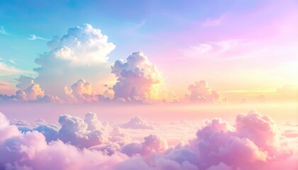 Sky with Pastel Clouds