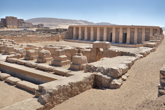 The Temple of Seti I  known as the Great Temple of Abydos , Egypt