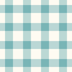 Crease fabric plaid pattern, duvet cover background check seamless. Show tartan texture vector textile in light and ivory colors.