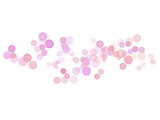 Soft pink and purple bokeh circles creating a dreamy, celebratory atmosphere for events and holidays