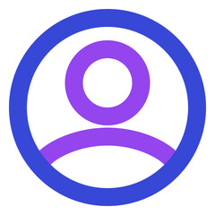 users two tone icon set