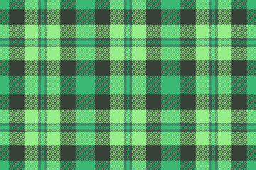 Website textile plaid background, shabby fabric check texture. Nyc pattern vector tartan seamless in dark and green colors.