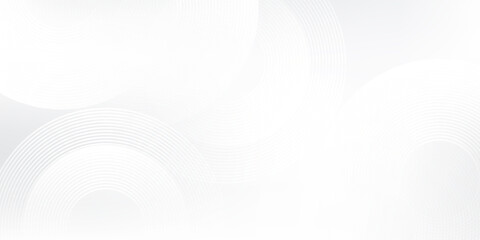 Design white glowing geometric lines on gray background abstract simple art modern