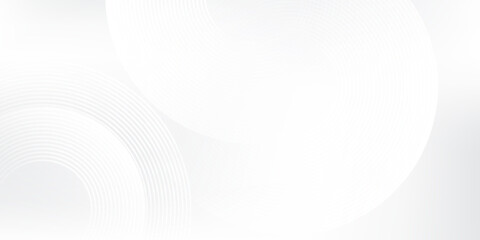 Design white glowing geometric lines on gray background abstract simple art