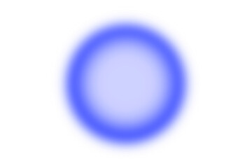 Blue glossy 3D glass sphere icon illustration with shiny reflection and transparent orb design