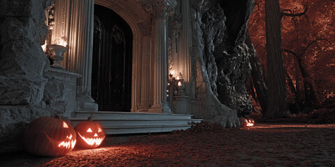 Hallowen. fondo. ambiente.