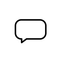 Naklejka premium chat icon on a white background