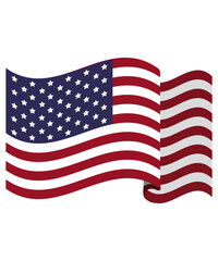 Fototapeta premium Independence day usa retro flag