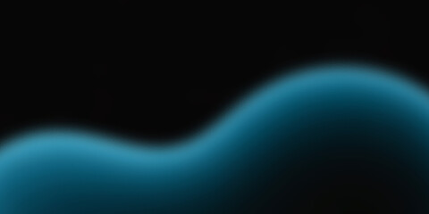 Bright aqua neon abstract liquid gradient background with soft glow