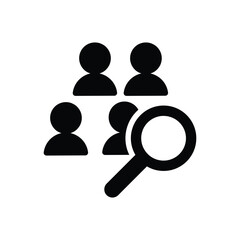 search member solic icon vector design good for web or mobile app