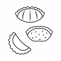 Crispy Snack Line Art Vector Design