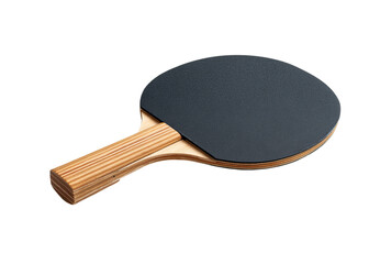 Ping Pong Paddle with Wooden Handle on Black table tennis racket