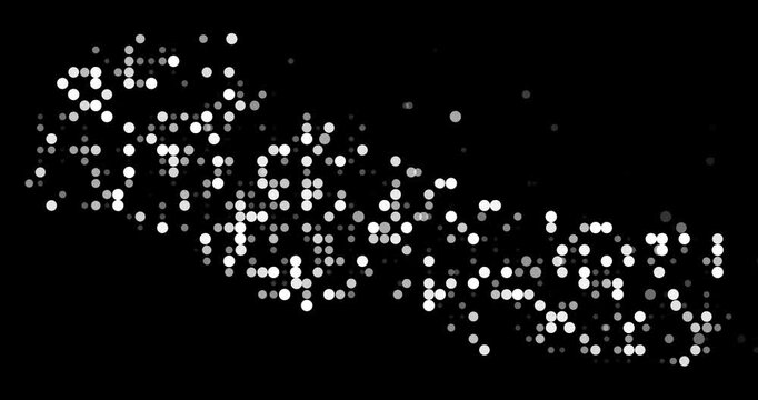 Generative Orbs Dance into Nepali Silhouette Map Creation