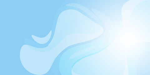 Abstract background image with smooth free-flowing design. Soft shades light blue. Shapes are organic and fluid giving impression gentle motion or calm flowing stream. Clean and modern design