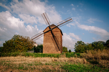 Windmill in Velk&eacute; Tě&scaron;any, Kroměř&iacute;ž region