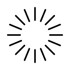 Radiant Sparkle Icon for New Year Celebration