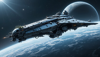 spaceship in the night spaceship and moon space shuttle launch beautiful view and seen beautiful background and wallpaper hd picture 