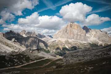 Mountain Hike in Dolomites Italy mountain perfect for climb 