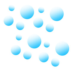 abstract blue background with bubbles