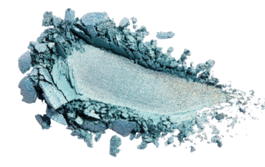 Crushed teal eyeshadow pigment