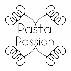 Delicious Pasta Passion typography Design