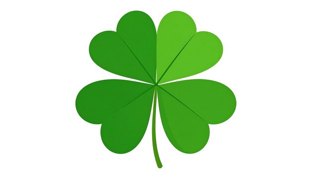 Simple four-leaf clover graphic