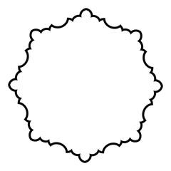 Ornate Ornamental Frame Border Design