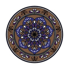 round ornamental round window