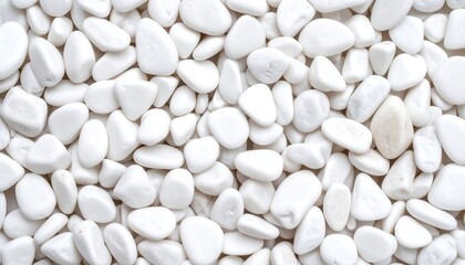 Close-up of white pebbles