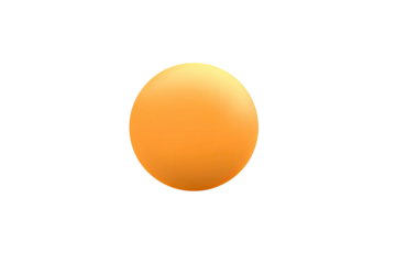 A single, solid, bright orange circle against a black background.  The orange has a slightly textured, smooth appearance.  It's a simple, round shape