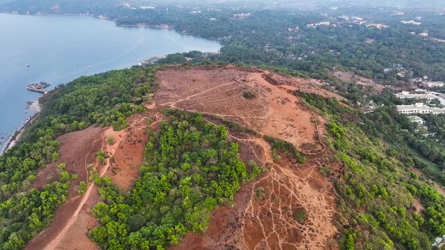 chapora fort in goa,india