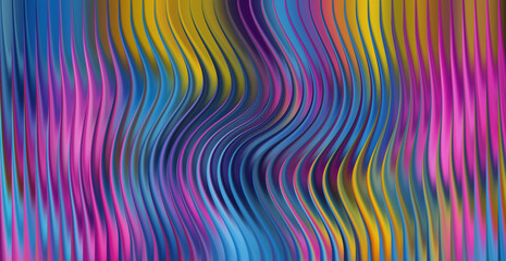 Colorful abstract background with wavy lines and vibrant color combinations