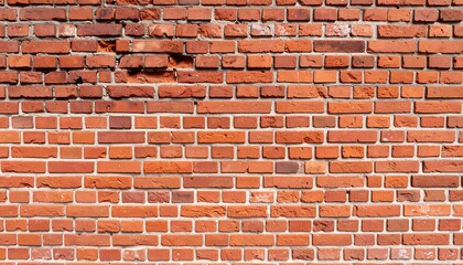 Obraz premium Old red brick wall texture