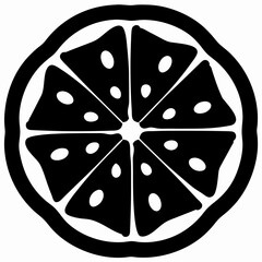 Delicious Pie Silhouette Vector Design