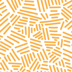 Seamless pattern with hand-drawn scribbles in a soft, simple, and minimal design