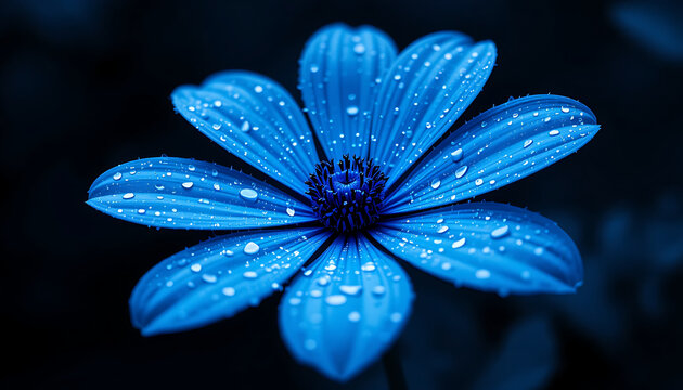 blue flower with water drops water drops on flower beautiful view and seen beautiful background and wallpaper hd picture beautiful flower blue color 